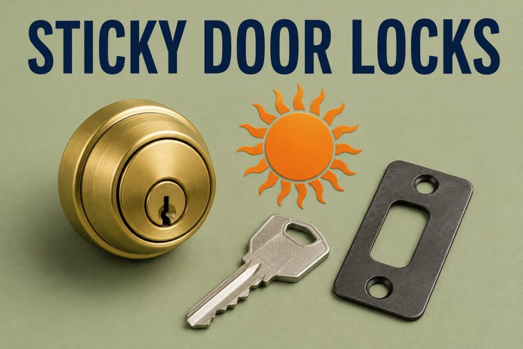 Door locks sticking in Phoenix heat